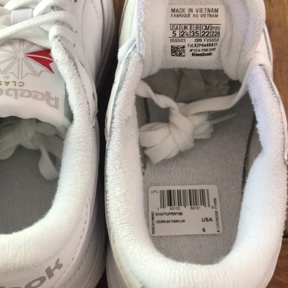 Reebok Club C Double Shoes Women’s 5 NEW - Picture 6 of 10